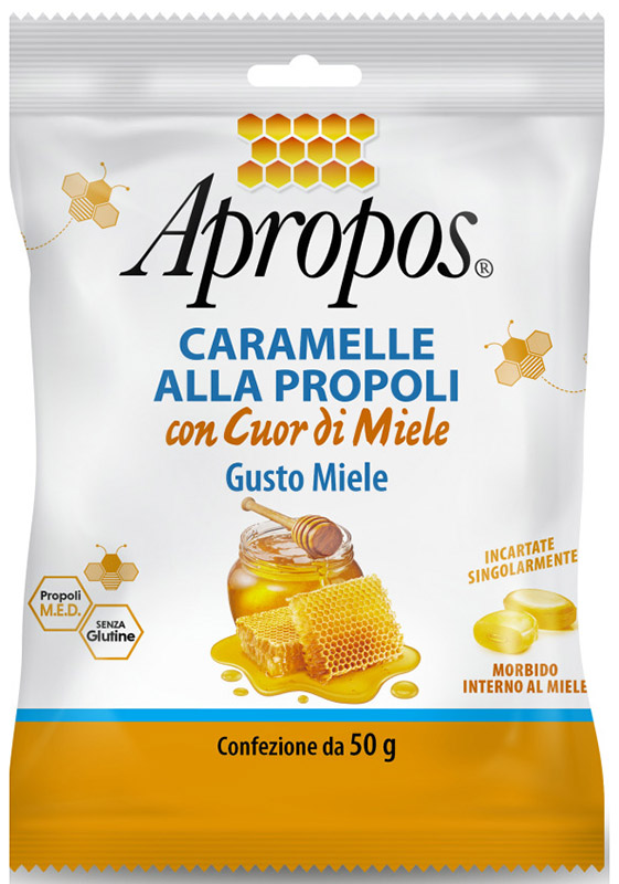 APROPOS CARAMELLE DURE MIELE CUOR DI MIELE 50 G - Farmapre