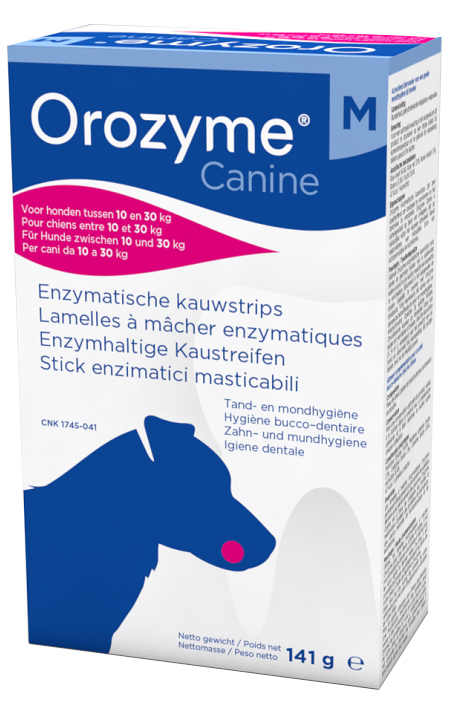 OROZYME CANINE STRISCE ENZIMATICHE MASTICABILI PER CANI DI TAGLIA MEDIA - Farmapre
