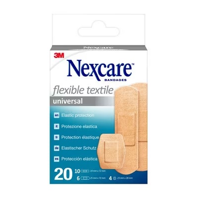 CEROTTO PREPARATO NEXCARE TEXTILE N0420AS ASSORTITI 3 MISURE 10 CEROTTI 19X72MM + 6 CEROTTI 25X72MM + 4 CEROTTI 22,5MM - Farmapre