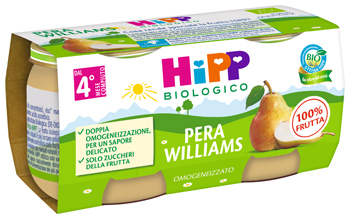 HIPP BIO OMOGENEIZZATO PERA WILLIAMS 2 X 80 G - Farmapre