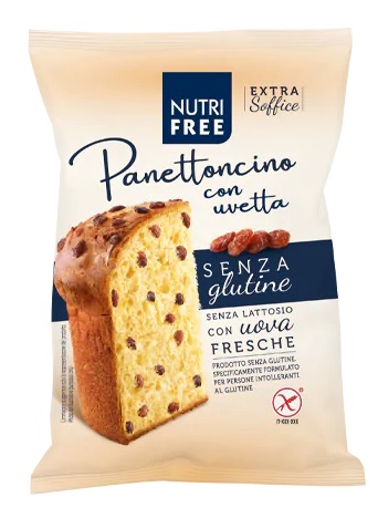 NUTRIFREE PANETTONCINO CON UVETTA 100 G - Farmapre