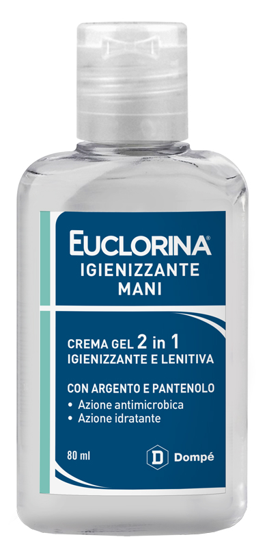 EUCLORINA IGIENIZZANTE MANI CREMA GEL 80 ML - Farmapre