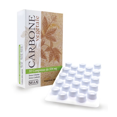 CARBONE VEGETALE 50 COMPRESSE - Farmapre