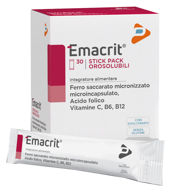 EMACRIT OROSOLUBILE 30 STICK PACK - Farmapre