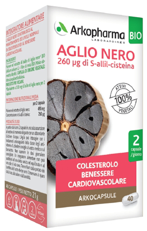 ARKOCAPSULE AGLIO NERO BIO 40 CAPSULE - Farmapre