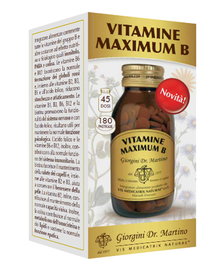 VITAMINE MAXIMUM B 180 PASTIGLIE - Farmapre