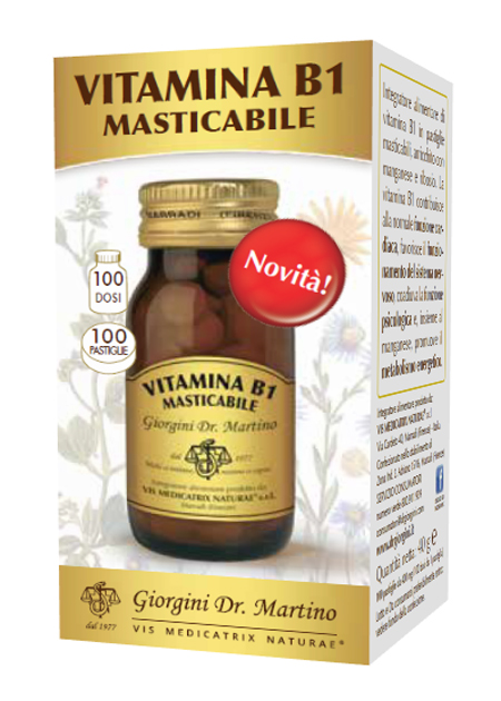 VITAMINA B1 MASTICABILE 100 PASTIGLIE - Farmapre