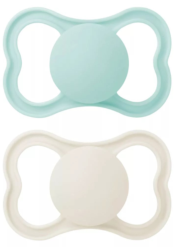 MAM AIR SUCCHIETTO 6+ MESI SILICONE NEUTRO 2 PEZZI - Farmapre