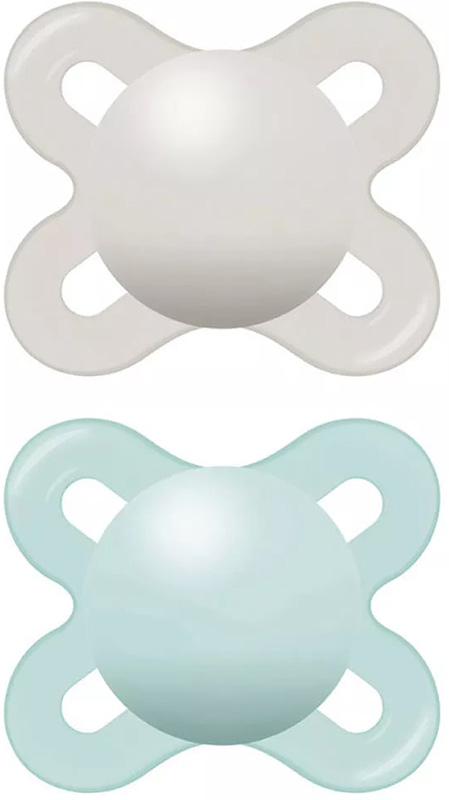 MAM SUCCHIETTO ORIGINAL START 0-2 MESI SILICONE NEUTRO 2 PEZZI - Farmapre