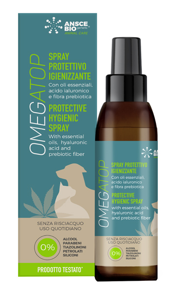 OMEGATOP SPRAY IGIENIZZANTE PROTETTIVO 150 ML - Farmapre
