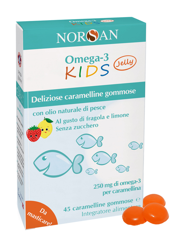 NORSAN OMEGA 3 KIDS 45 CARAMELLINE GOMMOSE - Farmapre