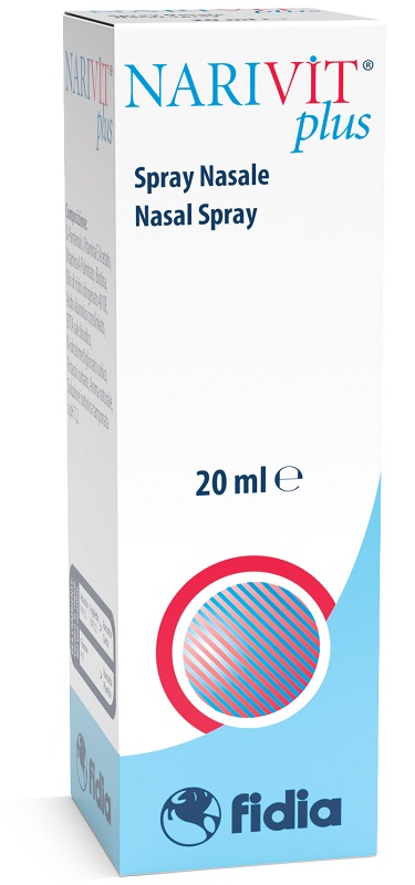 NARIVIT PLUS SPRAY NASALE 20 ML CON ACIDO IALURONICO CROSS-LINKATO D-PANTENOLO BIOTINA VITAMINA E VITAMINA E - Farmapre