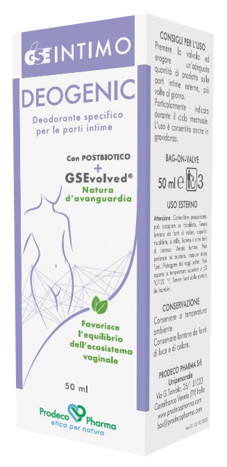 GSE INTIMO DEOGENIC 50 ML - Farmapre