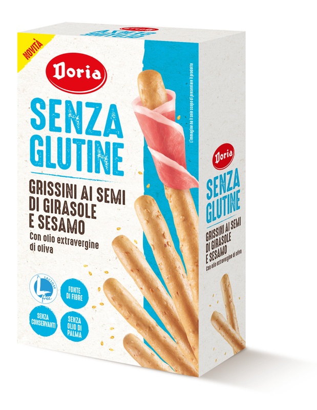 DORIA GRISSINI SEMI GIRASOLE-SESAMO 5 PEZZI DA 20 G - Farmapre