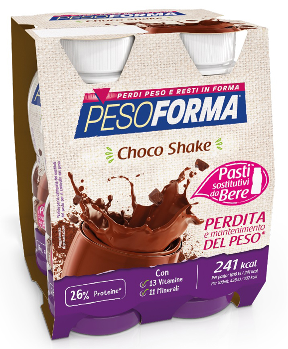 PESOFORMA CHOCO SHAKE 4X236 ML - Farmapre