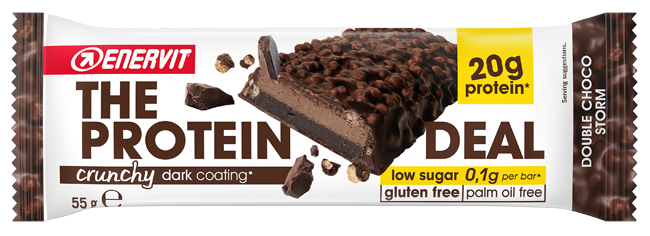 ENERVIT PROTEIN DEAL DOUBLE CHOCO STORM 55 G - Farmapre