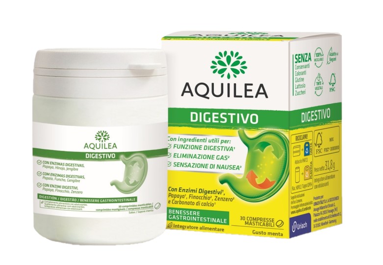 AQUILEA DIGESTIVO 30 COMPRESSE MASTICABILI - Farmapre