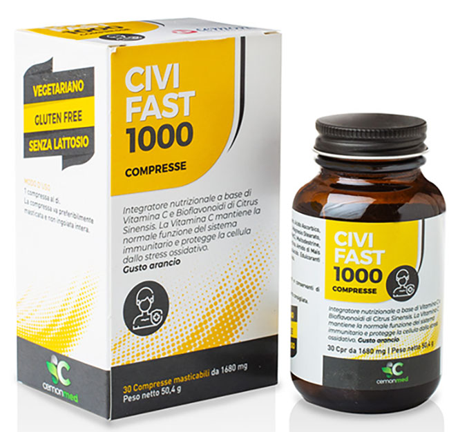 CEMONMED CIVIFAST 1000 30 COMPRESSE MASTICABILI - Farmapre