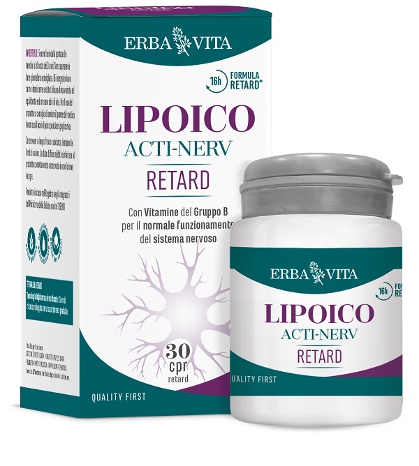 LIPOICO ACTI NERV RETARD 30 COMPRESSE - Farmapre
