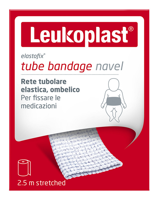 BENDA RETE ELASTOFIX LEUKOPLAST OMBELICO 2,50 M - Farmapre
