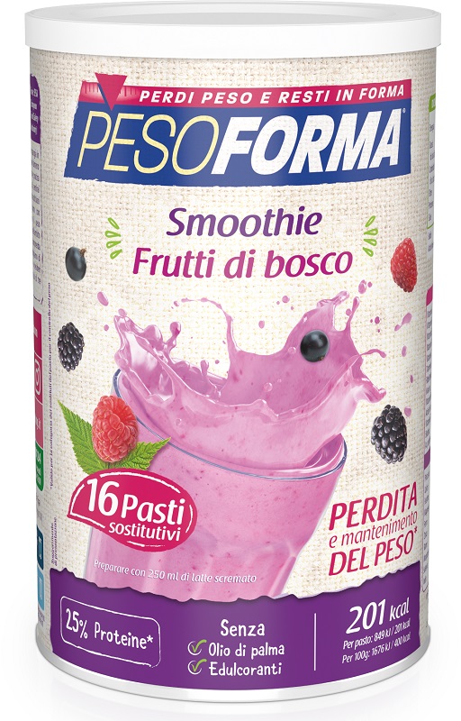 PESOFORMA SMOOTHIE FRUTTI BOSCO 436 G - Farmapre