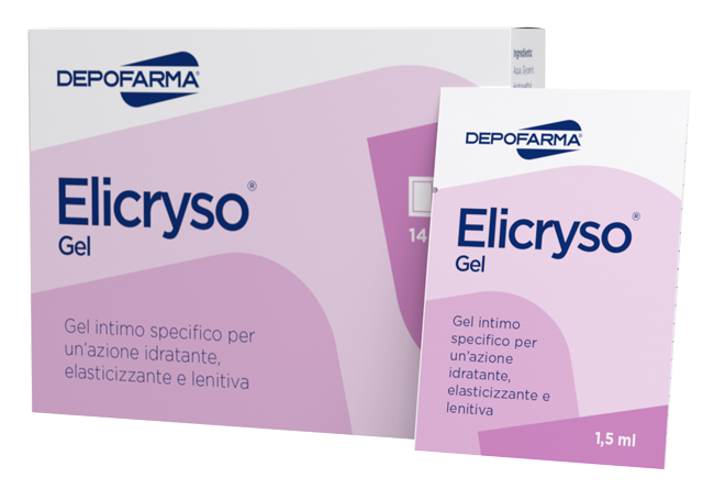 ELICRYSO GEL INTIMO IDRATANTE ELASTICIZZANTE E LENITIVO 14 BUSTINE DA 1,5 ML - Farmapre
