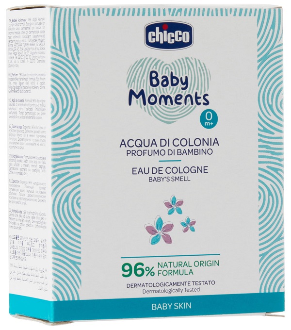 CHICCO BABY MOMENTS ACQUA DI COLONIA PROFUMO DI BAMBINO 100 ML - Farmapre
