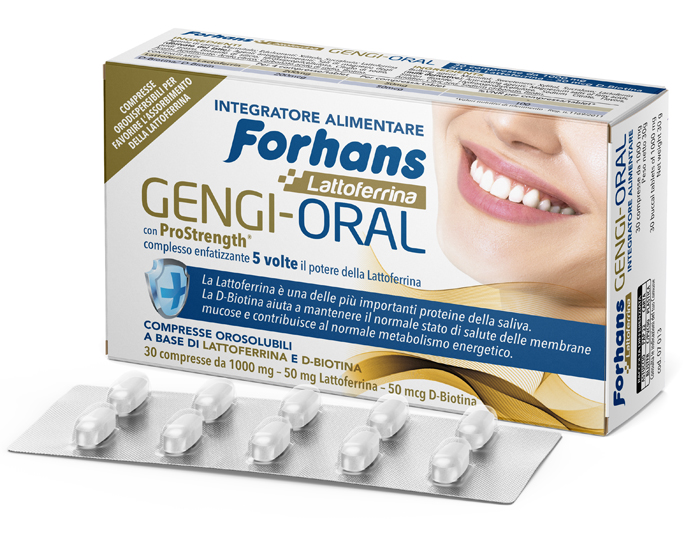 FORHANS LATTOFERRINA GENGI ORAL 30 COMPRESSE - Farmapre
