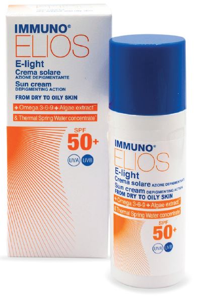 IMMUNO ELIOS CREAM E-LIGHT SPF50+ LIGHTENING 40 ML - Farmapre