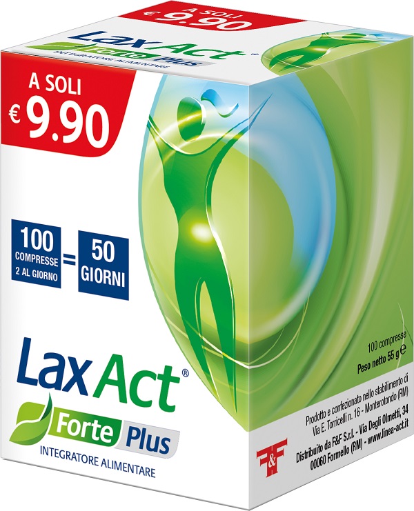 LAX ACT FORTE PLUS 100 COMPRESSE - Farmapre