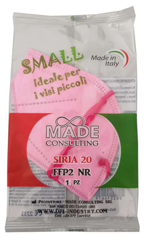 SIRIA 20 SEMIMASCHERINA FILTRANTE FFP2 PINK SMALL - Farmapre