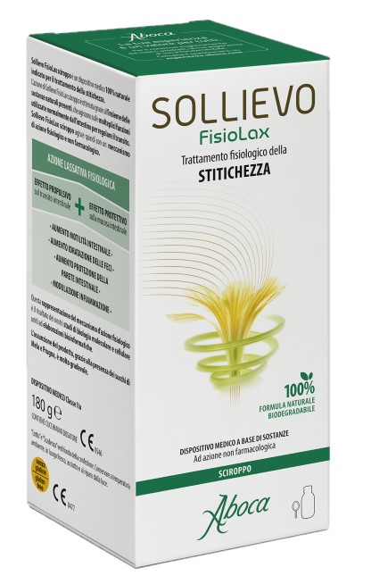 SOLLIEVO FISIOLAX SCIROPPO 180 G - Farmapre