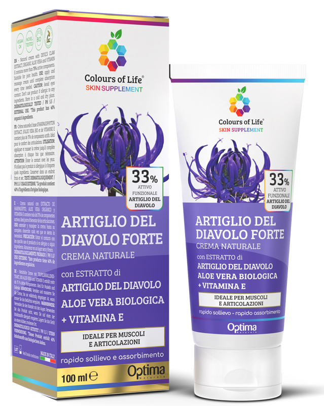 COLOURS OF LIFE SKIN SUPPLEMENT ARTIGLIO DEL DIAVOLO 33% CREMA 100 ML - Farmapre