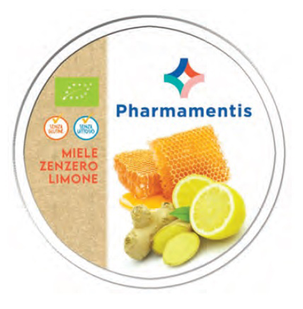 PHARMAMENTIS CARAMELLE BIO MIELE-ZENZERO-LIMONE 50 G - Farmapre