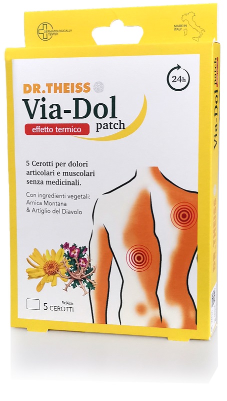 THEISS VIA-DOL PATCH EFFETTO TERMICO 5 PEZZI - Farmapre