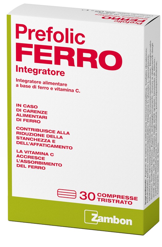 PREFOLIC FERRO 30 COMPRESSE - Farmapre