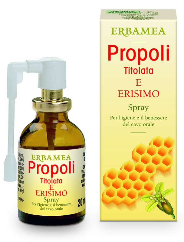 PROPOLI ERISIMO TITOLATA SPRAY 20 ML - Farmapre