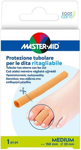PROTEZIONE TUBOLARE MASTER-AID FOOTCARE RITAGLIABILE 15 CM 20 MM MEDIUM C7 - Farmapre
