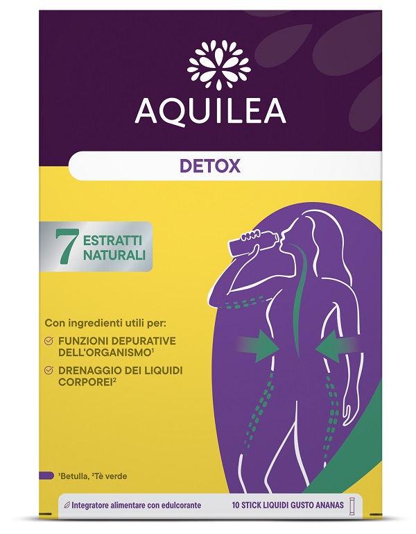 AQUILEA DETOX 10 STICK DA 15 ML CON EDULCORANTI - Farmapre
