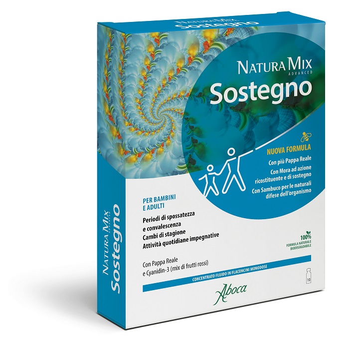 NATURA MIX ADVANCED SOSTEGNO 10 FLACONCINI DA 15 ML - Farmapre