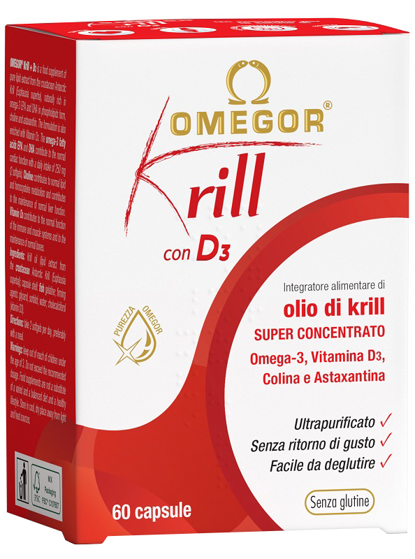 OMEGOR KRILL D3 60 CAPSULE - Farmapre