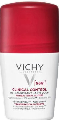 VICHY DEODORANTE CLINICAL CONTROL 96H ROLL 50 ML - Farmapre
