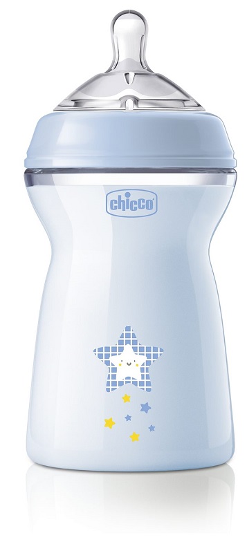 CHICCO BIBERON NAT FEEL PP 6M+ 330 ML BIMBO - Farmapre