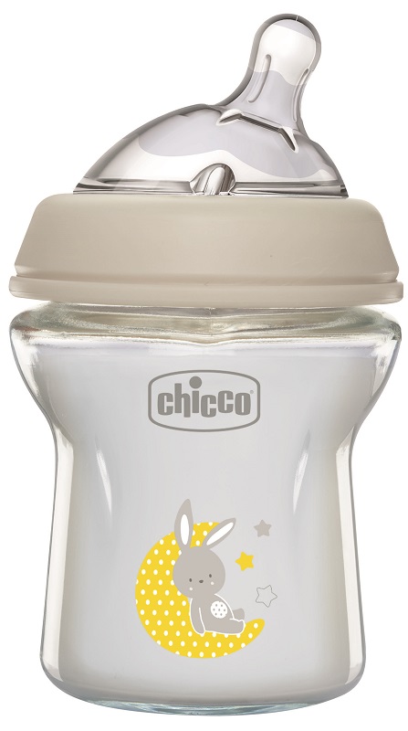 CHICCO BIBERON NAT FEEL VETRO 0M+ 150 ML - Farmapre