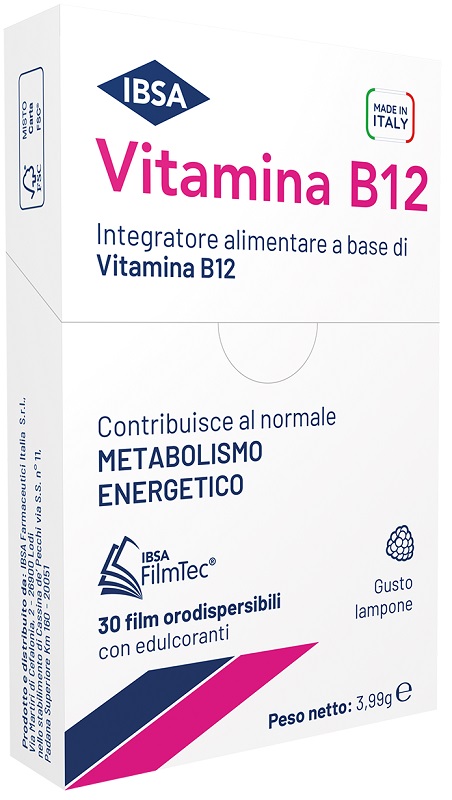 VITAMINA B12 IBSA 30 FILM ORALI - Farmapre