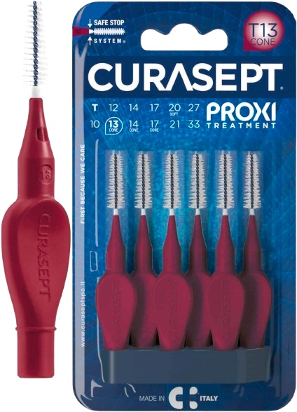CURASEPT PROXI T13 CONE BORDEAUX 6 PEZZI - Farmapre