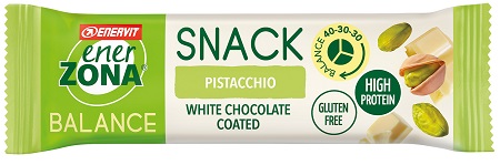 ENERZONA SNACK PISTACCHIO CIOCCOLATO BIANCO 27 G - Farmapre
