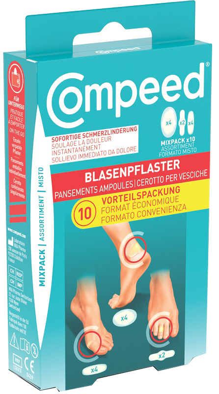 CEROTTI COMPEED PER VESCICHE MISTO BOX 10 PEZZI - Farmapre