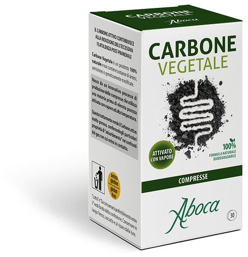 CARBONE VEGETALE 30 COMPRESSE - Farmapre