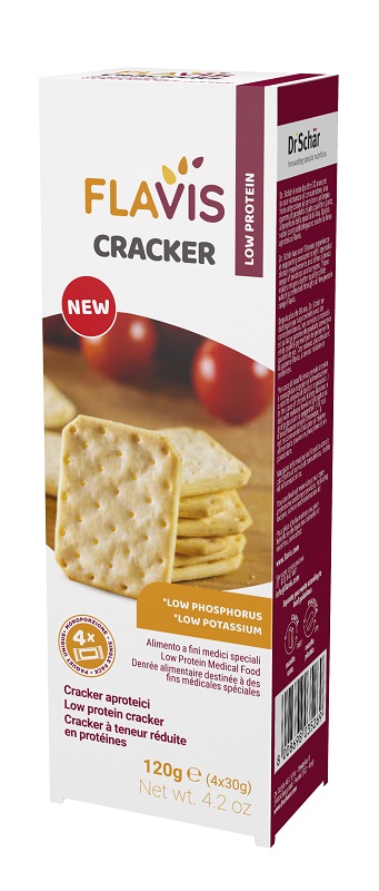 FLAVIS CRACKER APROTEICI 4 PORZIONI DA 30 G - Farmapre
